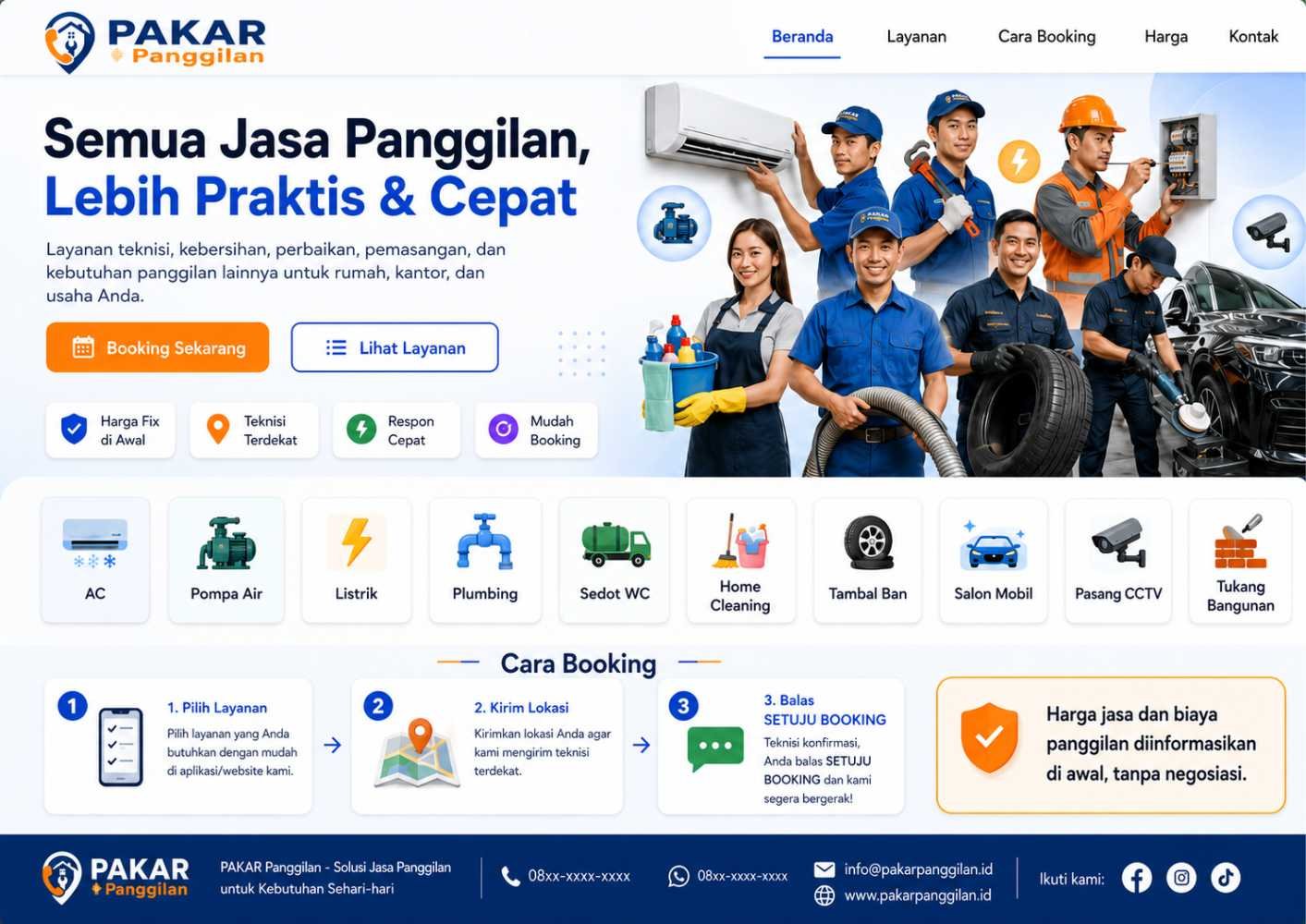 Jasa Panggilan Terdekat PAKAR Panggilan